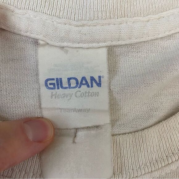 Gildan Pittsburgh Pa Longsleeve Crewneck off white 
t-shirt women size small - Picture 9 of 11